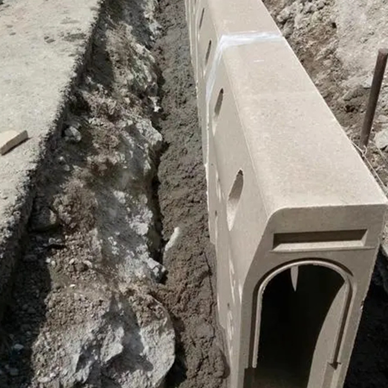 Afwateringskanaal, geïntegreerde geprefabriceerde afwateringssloot